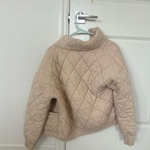 Neutral Quilted Jacket